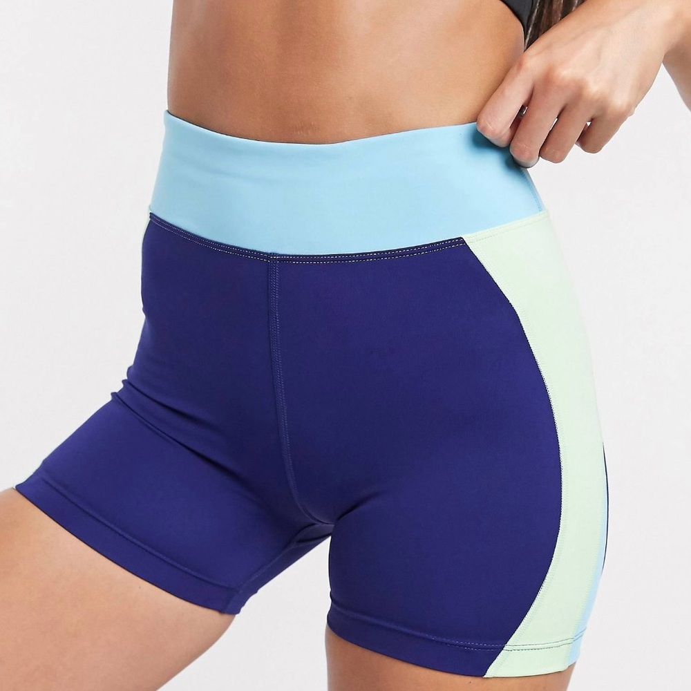 ASOS 4505 tall color block shorts